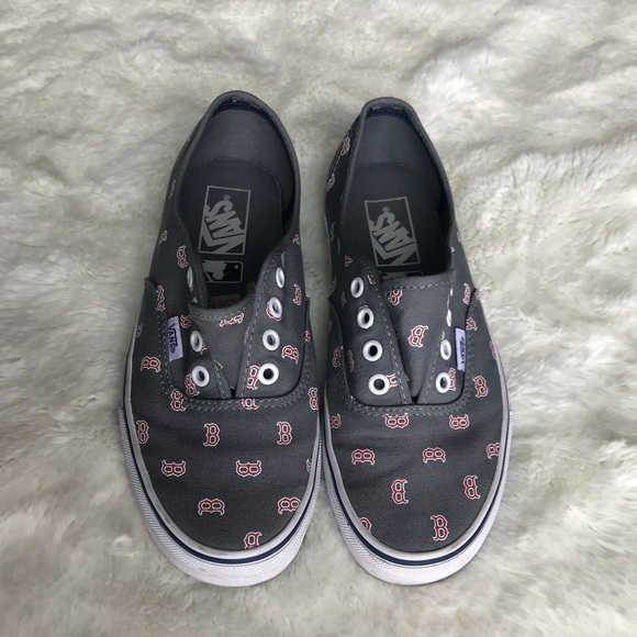 vans red sox shoes